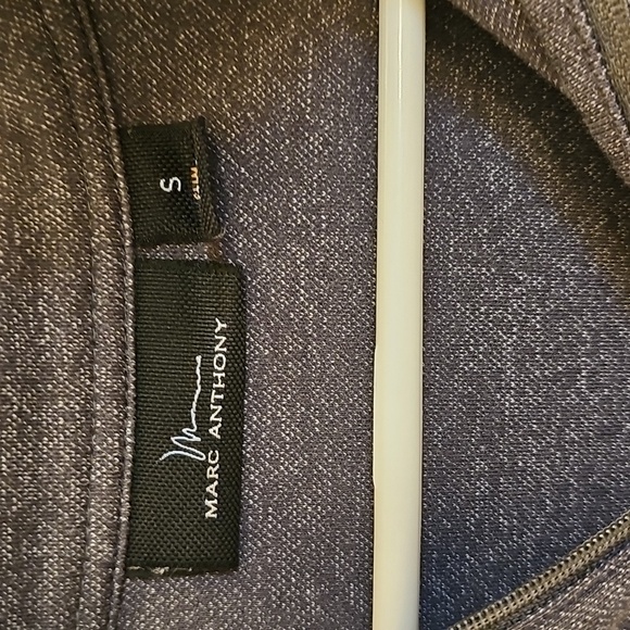 Marc Anthony 1/4 Zip Long Sleeve Shirt - Picture 2 of 4